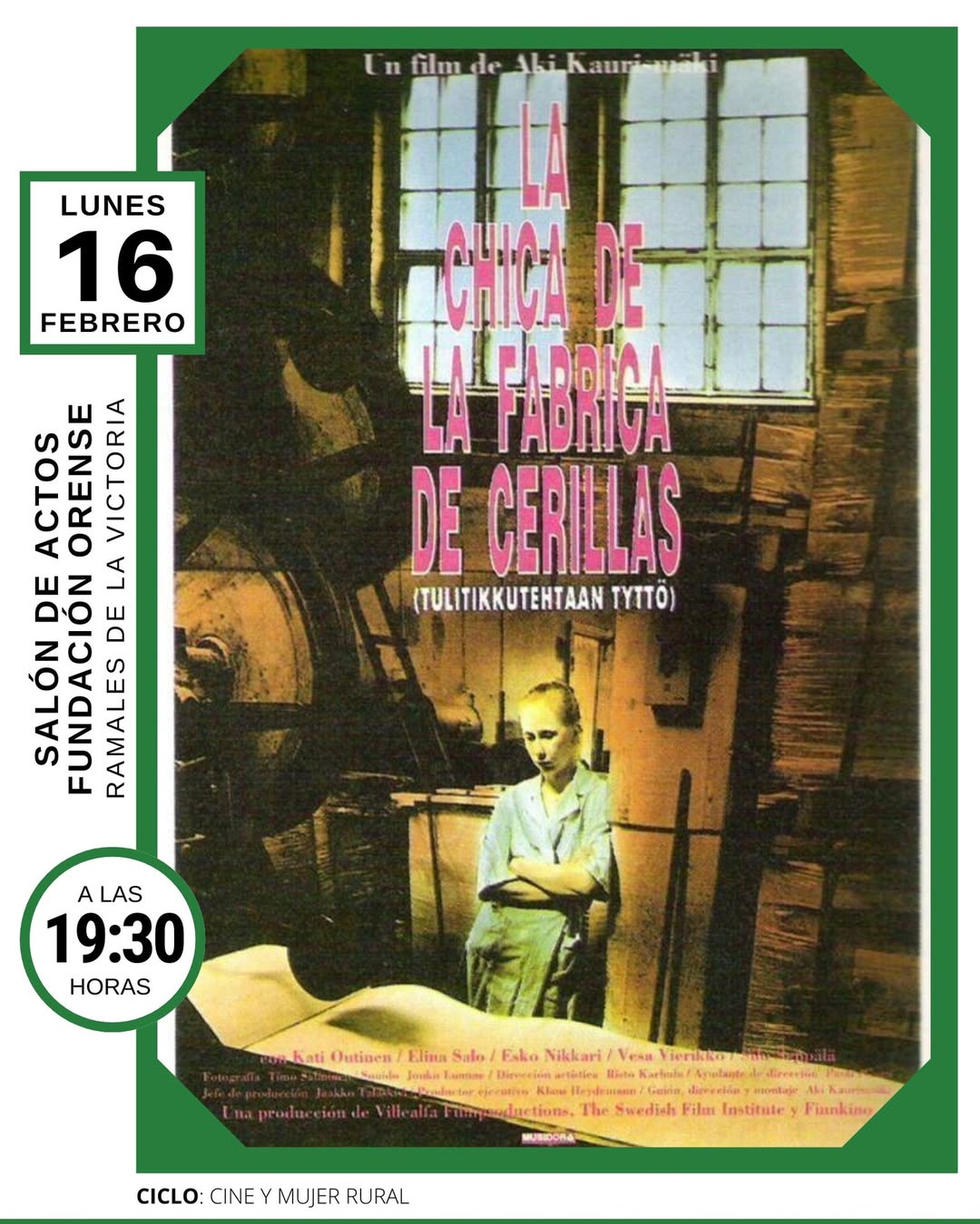 Cine – La chica de la fábrica de cerillas