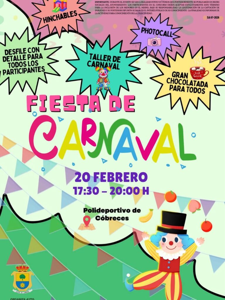 Fiesta de Carnaval – Cóbreces 2026