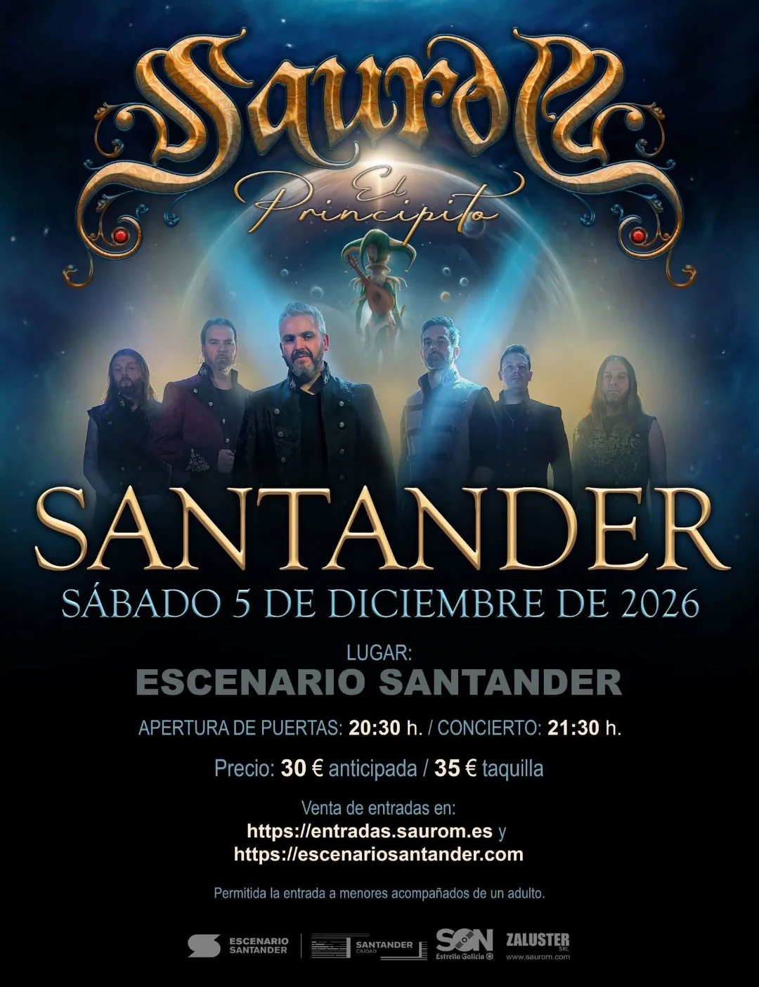 Concierto Saurom Santander 2026