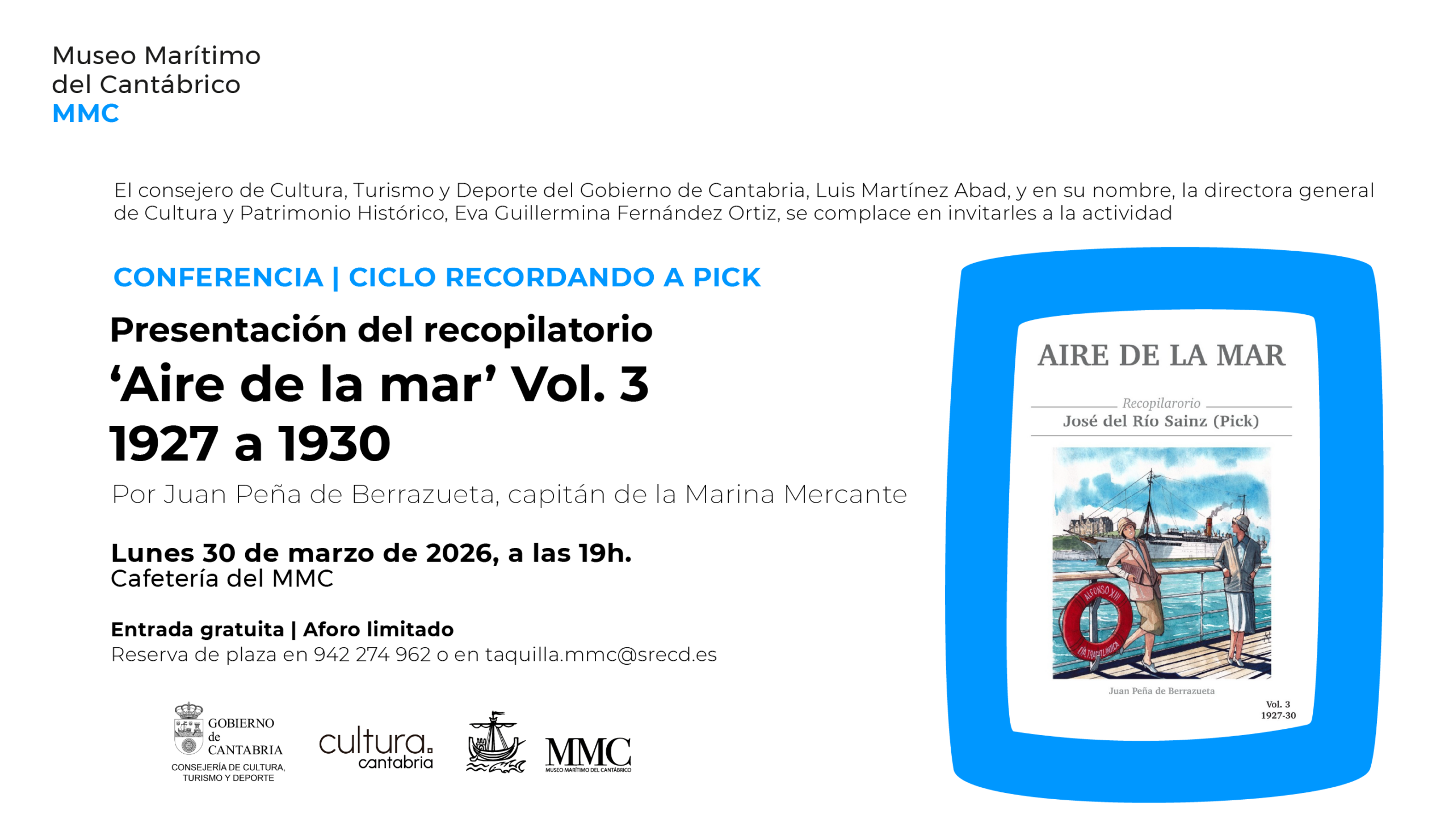 Presentación del recopilatorio «Aire de la mar» Vol.3 en Museo Marítimo del Cantábrico