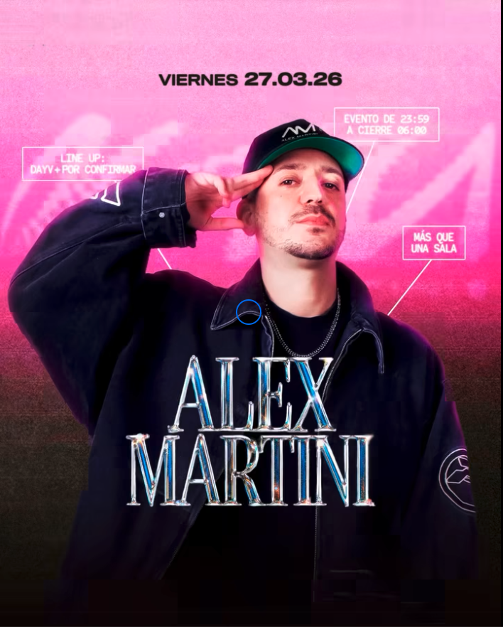 Fiesta de Alex Martini en Sala Kaya 2026
