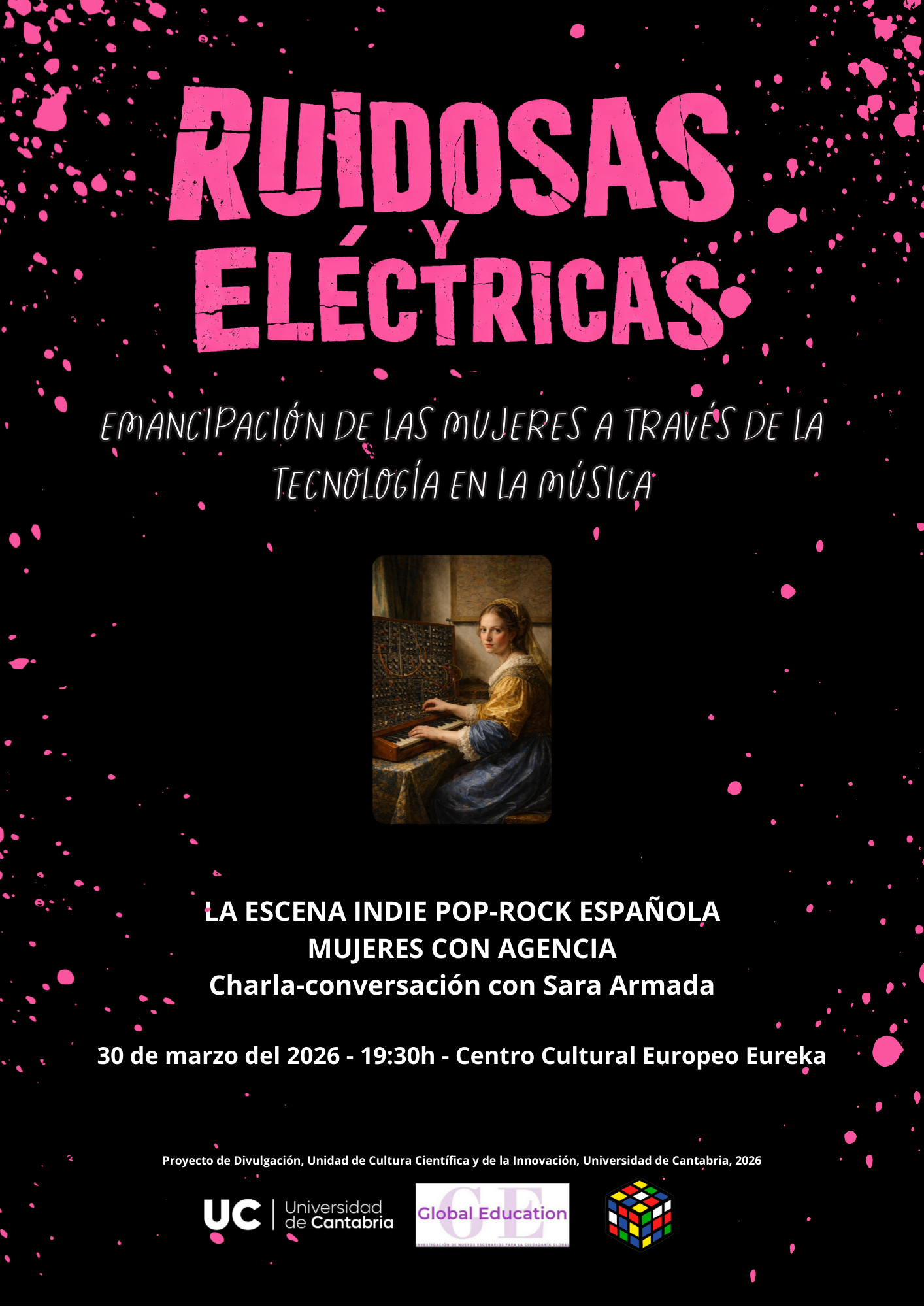 La Escena Indie Pop – Rock española. Mujeres con Agencia en Centro Cultural Europeo Eureka