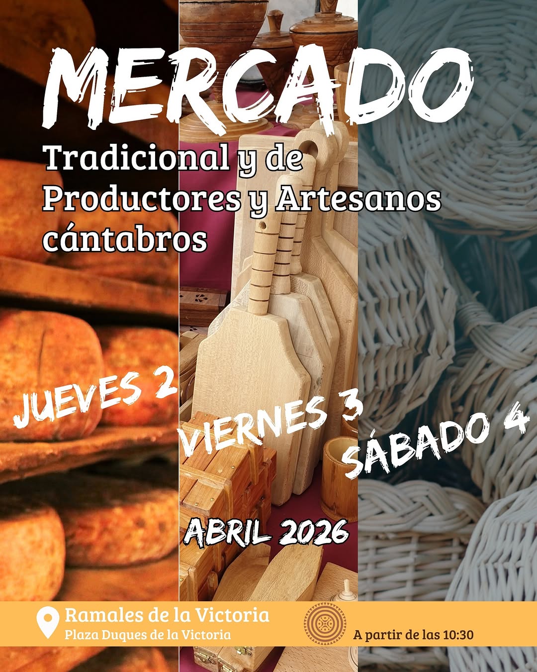 Mercado Tradicional y de Productores y Artesanos en Plaza Duques de la Victoria 2026