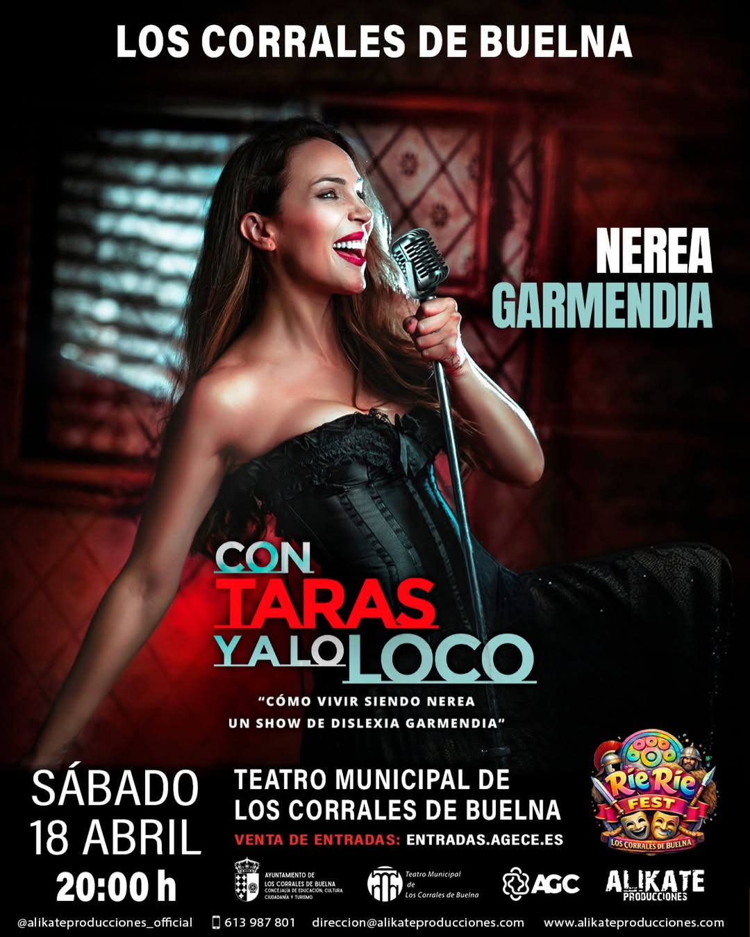 Con taras y a lo loco — Nerea Garmendia en Teatro Municipal de Los Corrales de Buelna