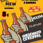 Sartén a Cerebral en directo en Rock-Beer The New