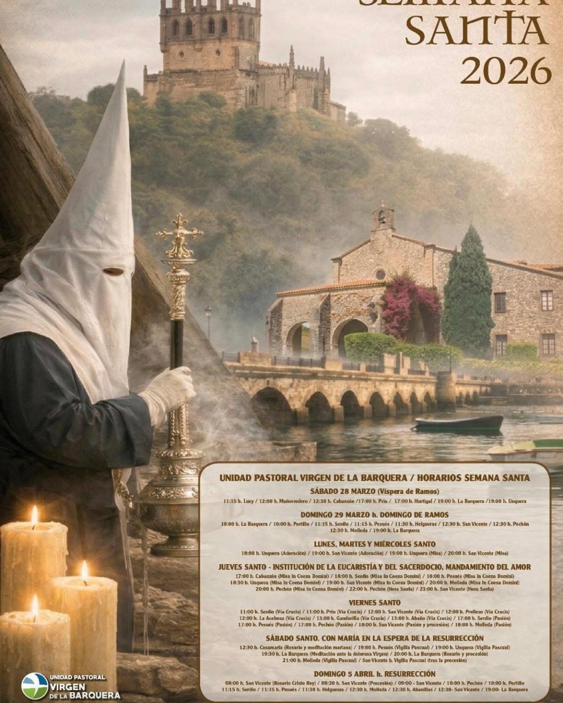 Procesiones de Semana Santa en San Vicente de la Barquera 2026