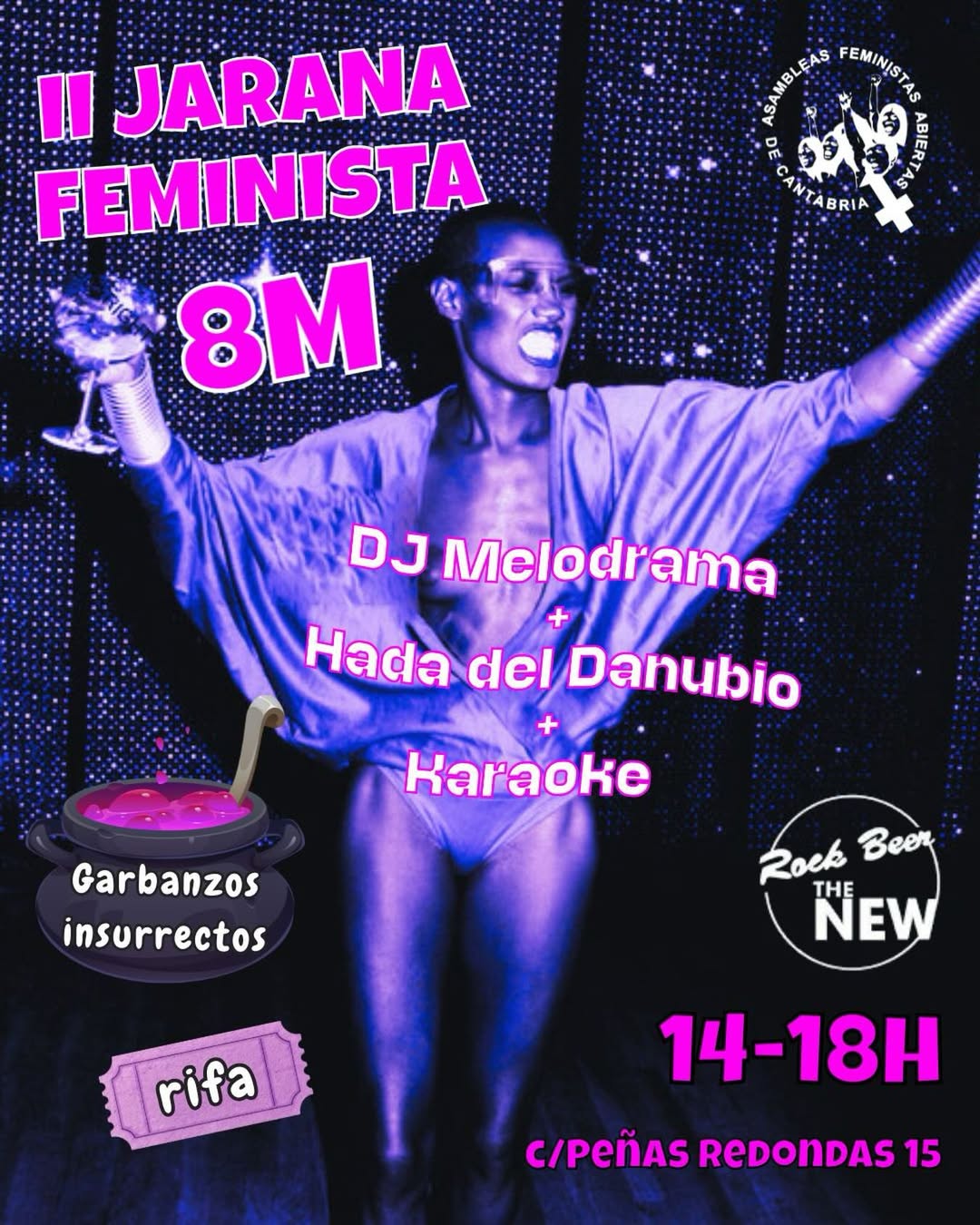 II Jarana Feminista en Rock Beer The New, Santander