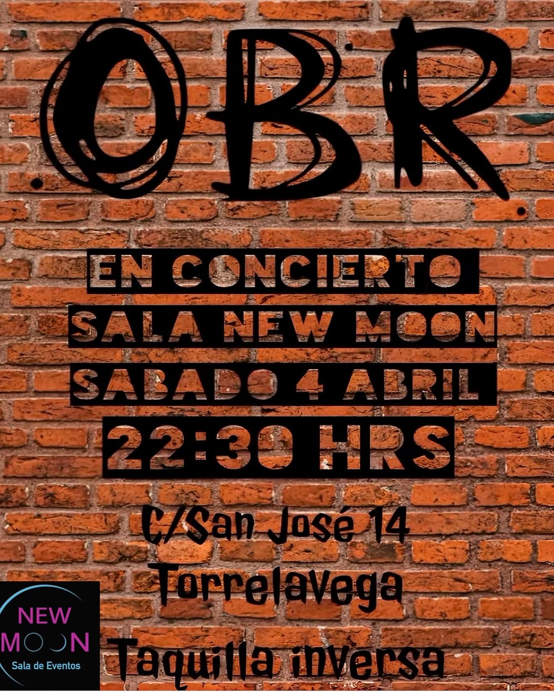 Concierto de OBR en Sala New Moon, Torrelavega
