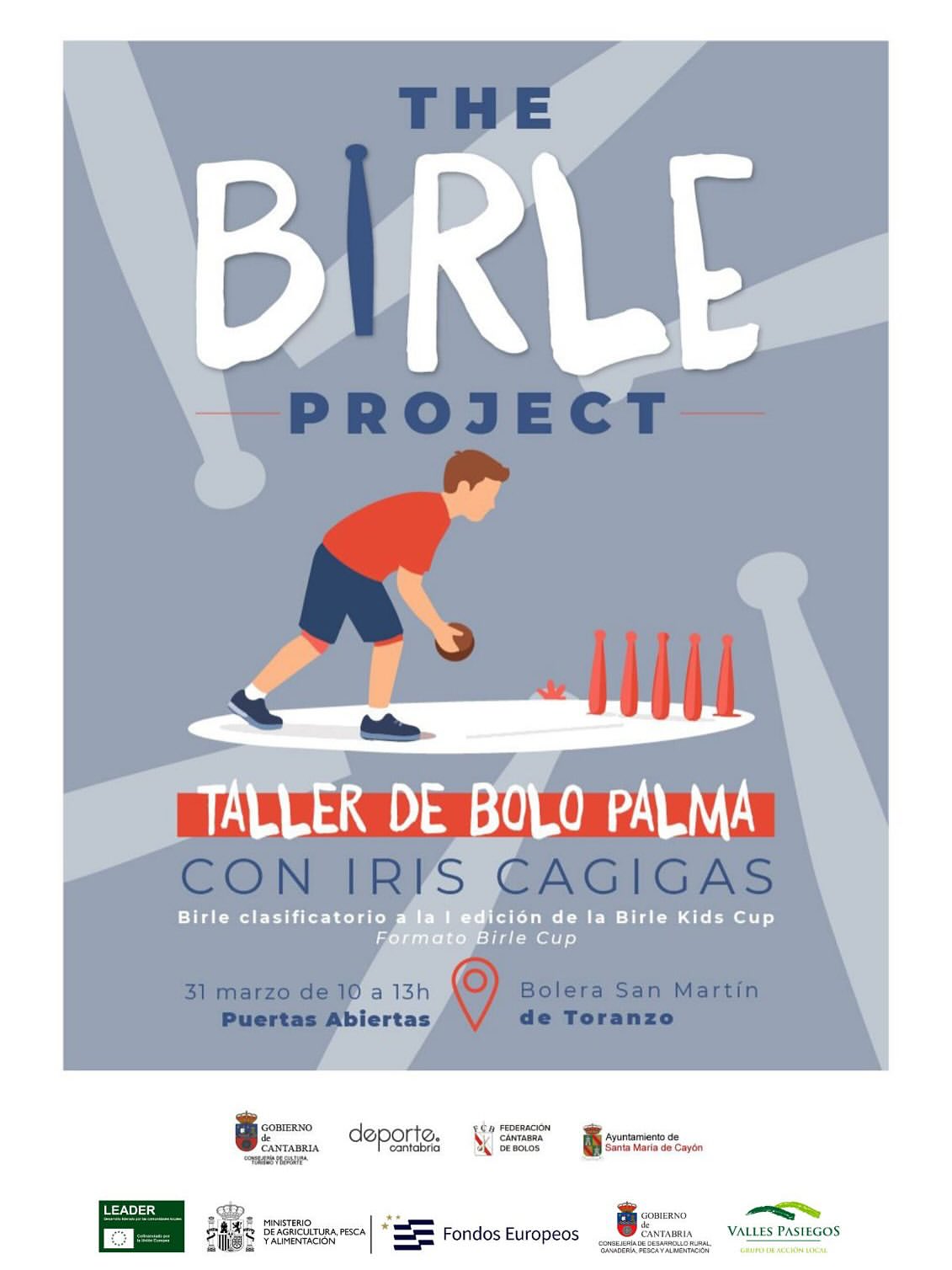 Taller de Bolo Palma en Bolera San Martín, Toranzo