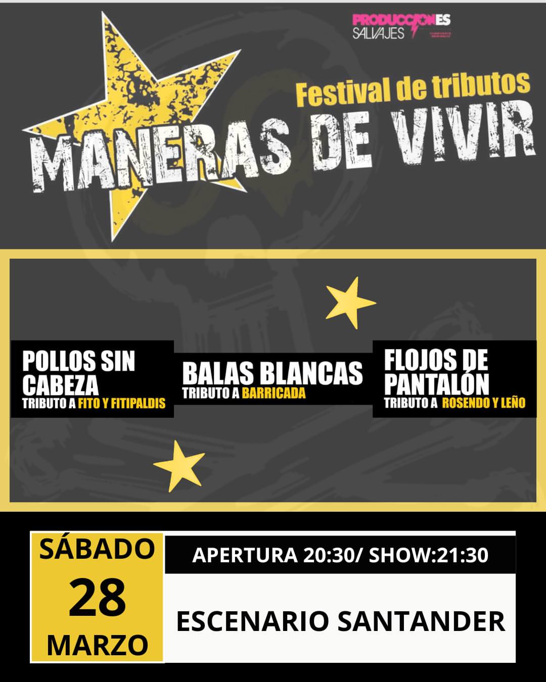 Maneras de Vivir en Escenario Santander