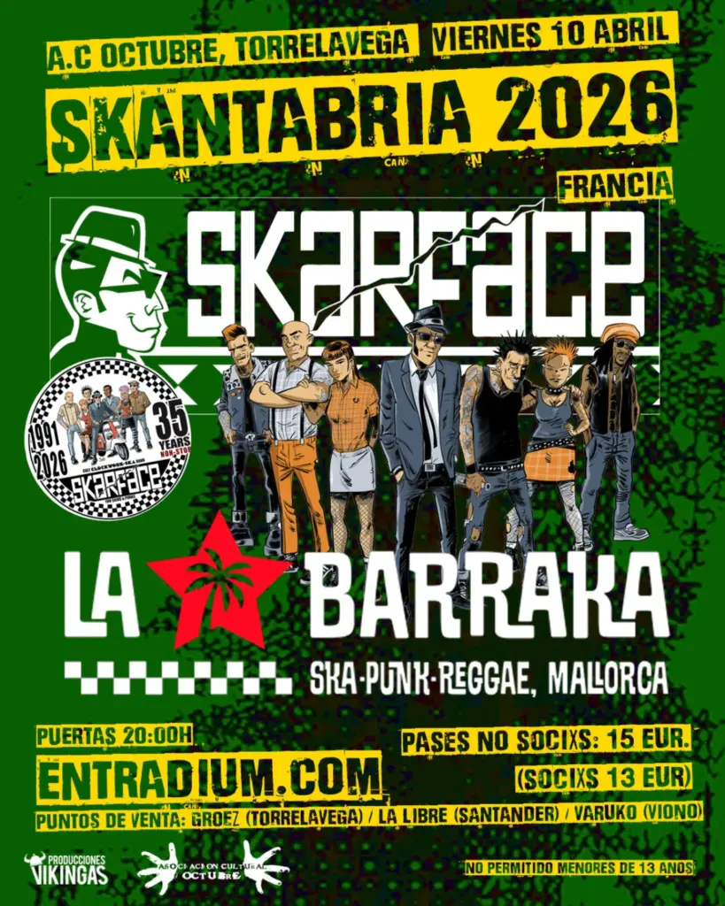 SKARFACE en directo en A.C. Octubre, Torrelavega