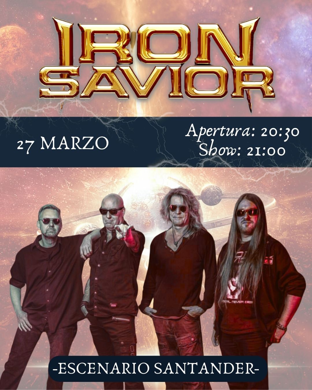 Iron Savior en directo en Escenario Santander