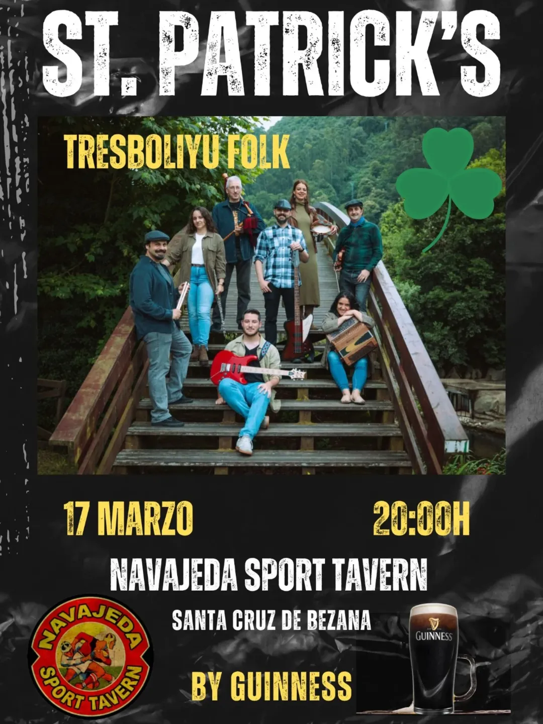 St. Patrick’s Day en Cantabria con Tresboliyu Folk