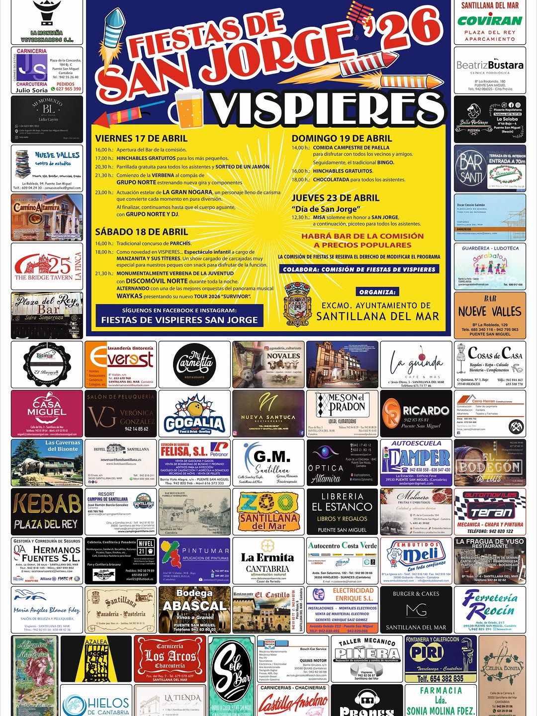 Fiestas de San Jorge en Vispieres 2026