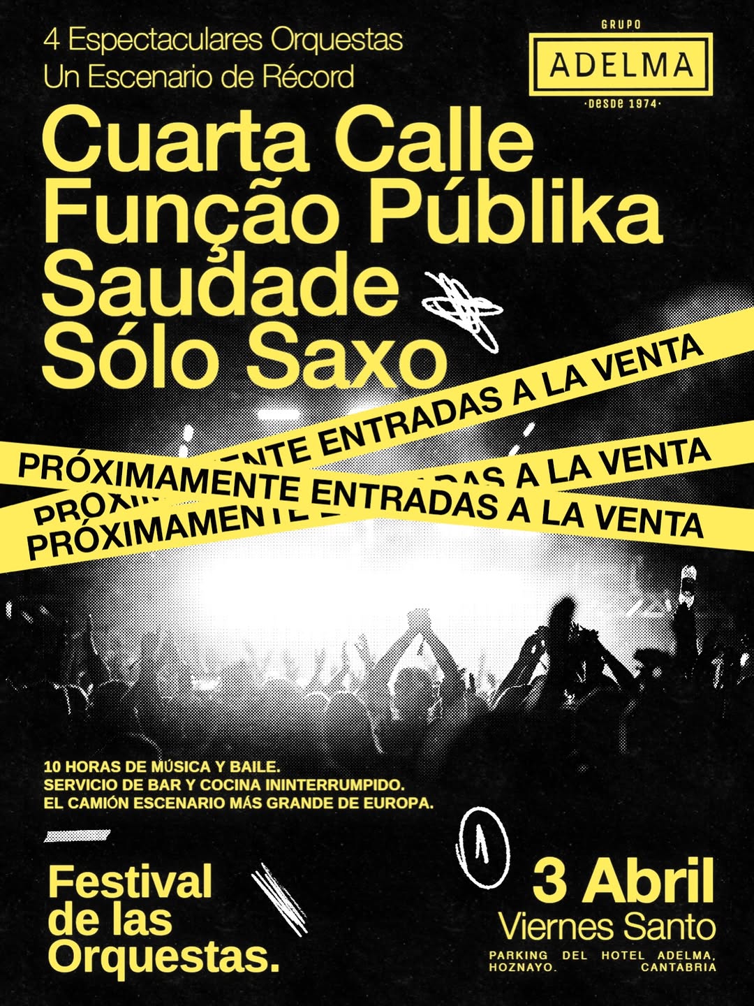 Festival de las Orquestas en Parking del Hotel Adelma