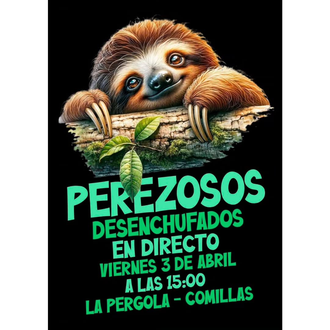 Perezosos Desenchufados en directo en La Pérgola, Comillas