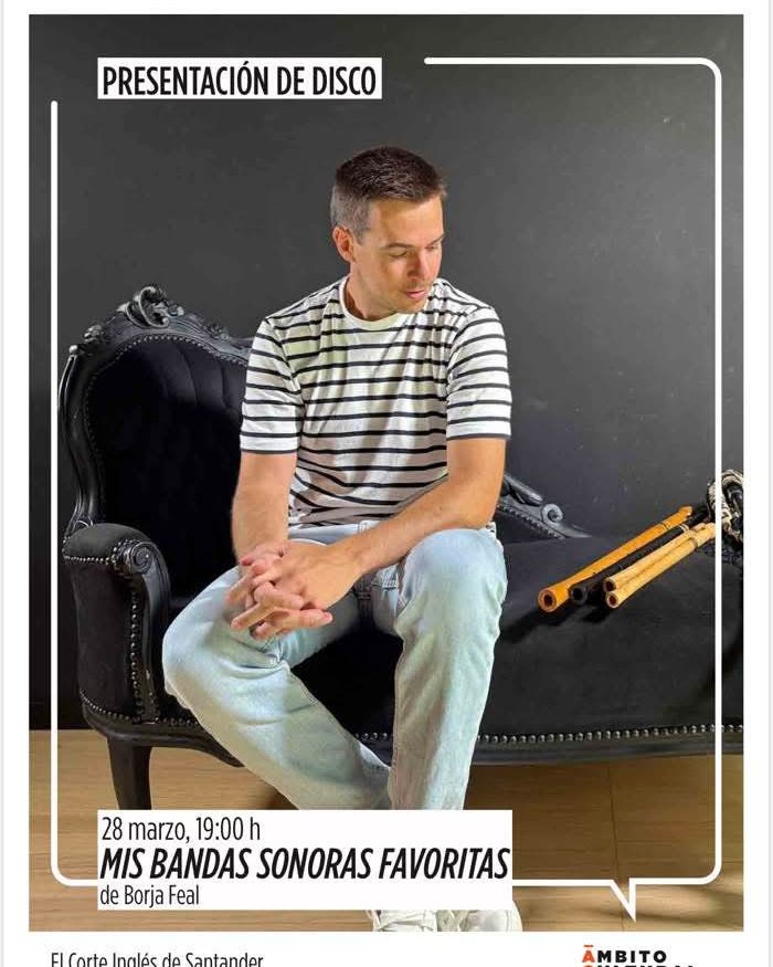 Concierto de Borja Feal en El Corte Inglés de Santander