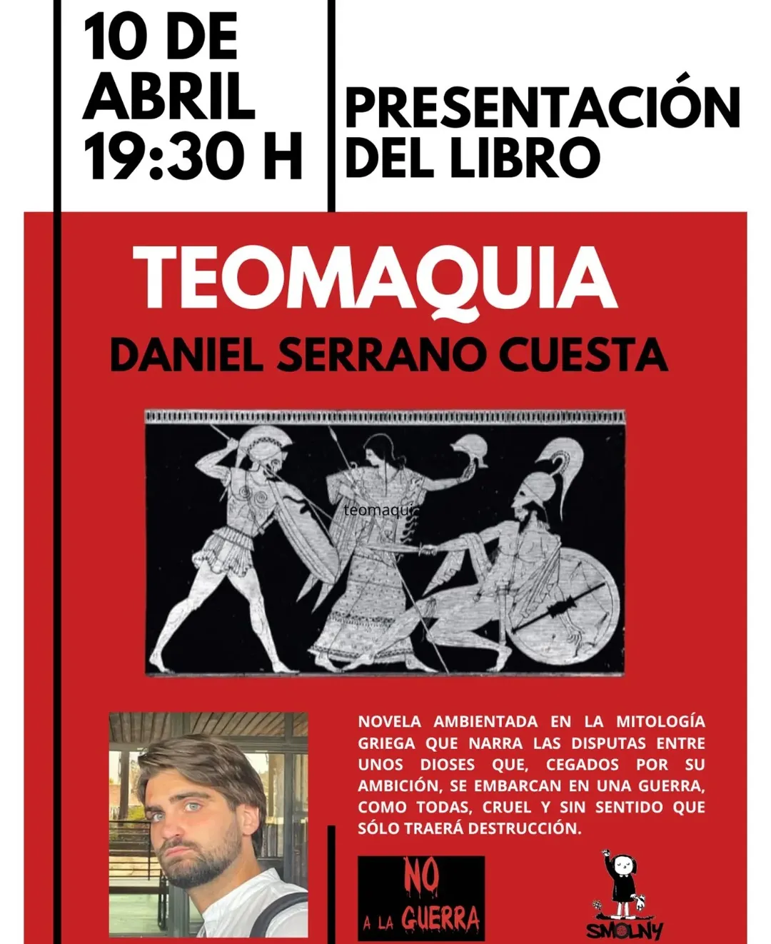 Presentación del libro Teomaquia en Centro Social Smolny