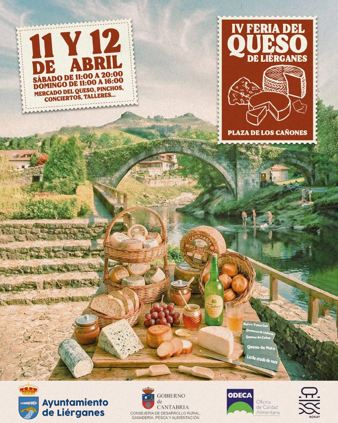 IV Feria del Queso de Liérganes en Plaza de los Cañones