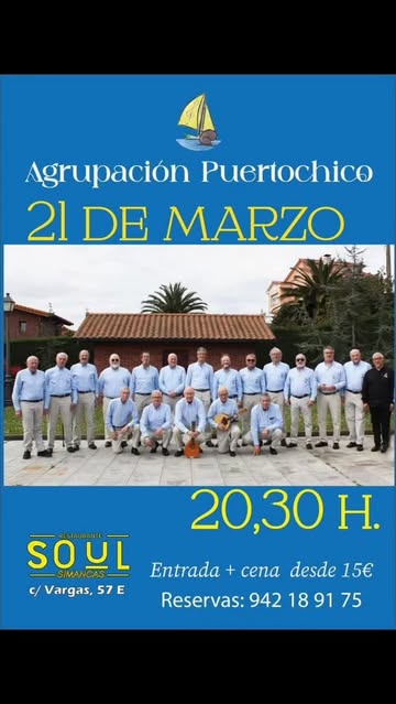 Concierto de Agrupación Puertochico en Soul Simancas