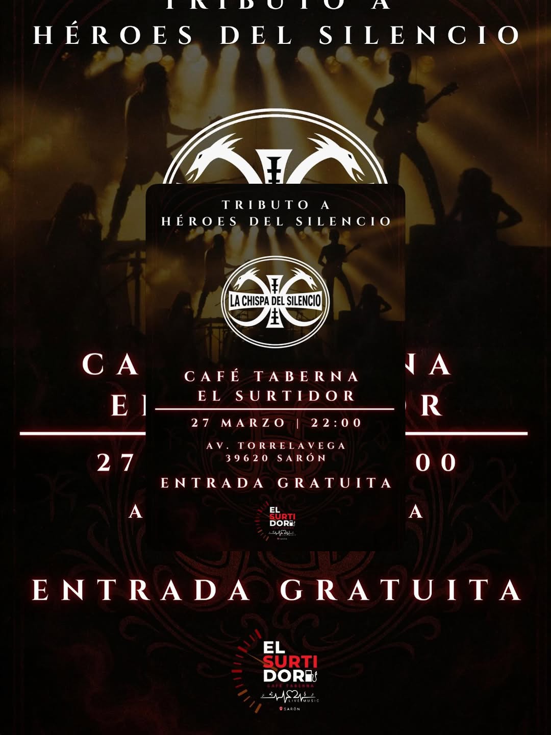 La Chispa del Silencio en directo en Café Taberna El Surtidor