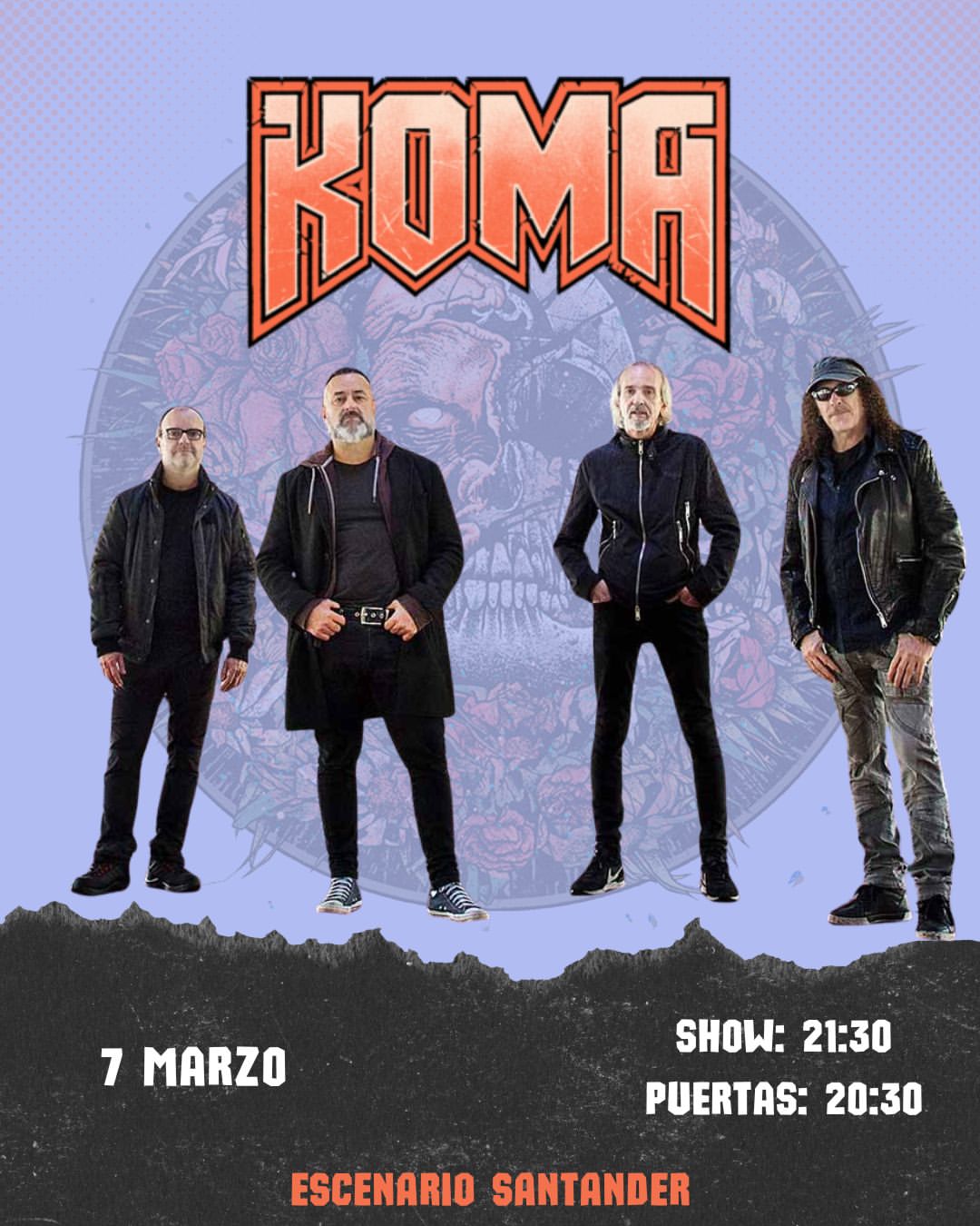 Concierto Koma 7 Marzo Santander