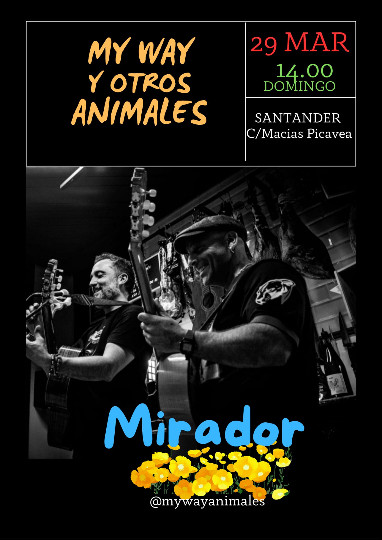 My Way y Otros Animales en Bar Mirador