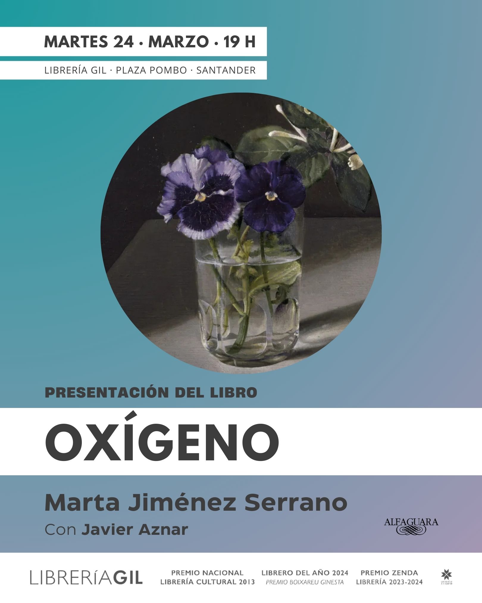 Presentación de «Oxígeno» en Librería Gil