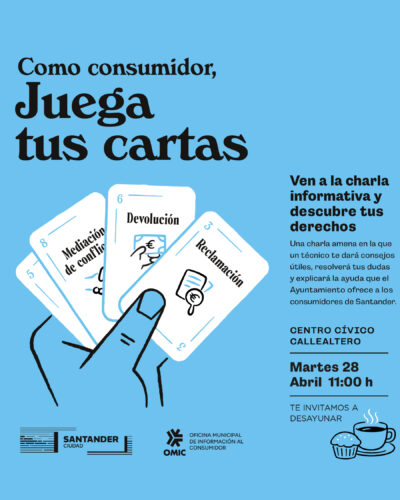 «Como consumidor, juega tus cartas» en Centro Cívico Callealtero
