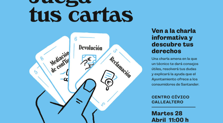 «Como consumidor, juega tus cartas» en Centro Cívico Callealtero