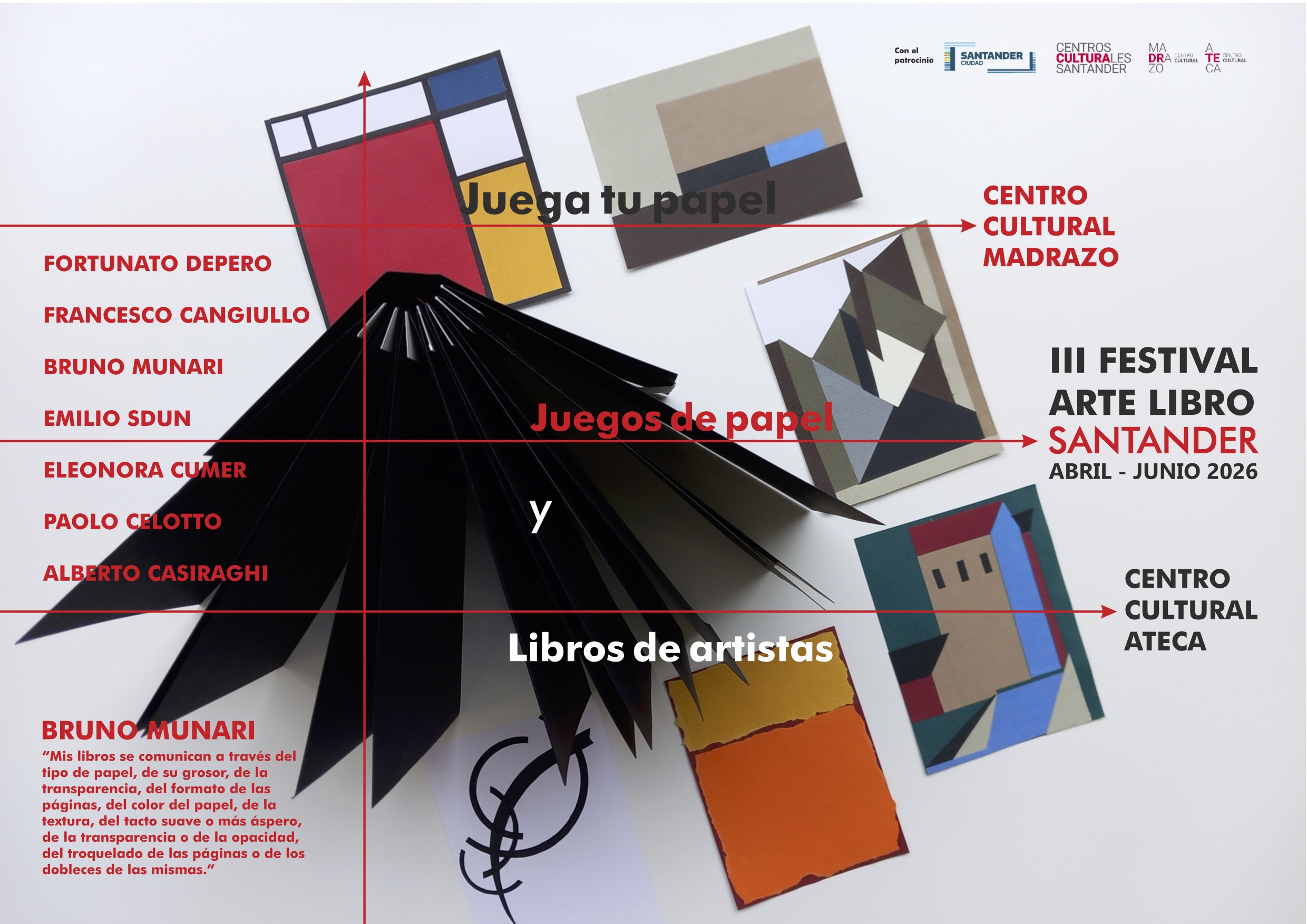 Taller Libros ilegibles de Bruno Munari – Festival Arte Libro
