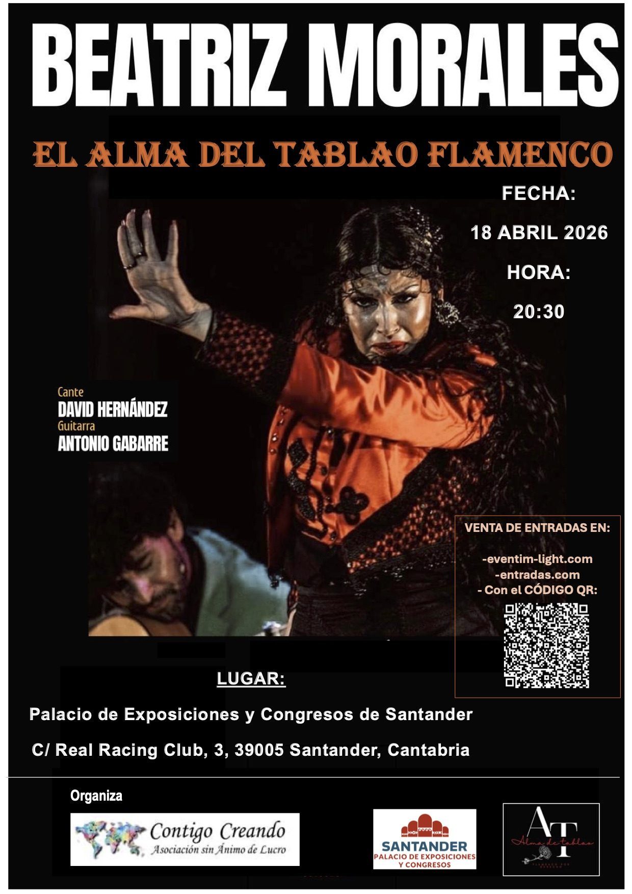 Beatriz Morales. El alma del tablao flamenco en Palacio de Exposiciones y Congresos de Santander