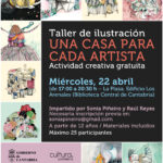 Taller creativo Una casa para cada artista en Biblioteca Central de Cantabria