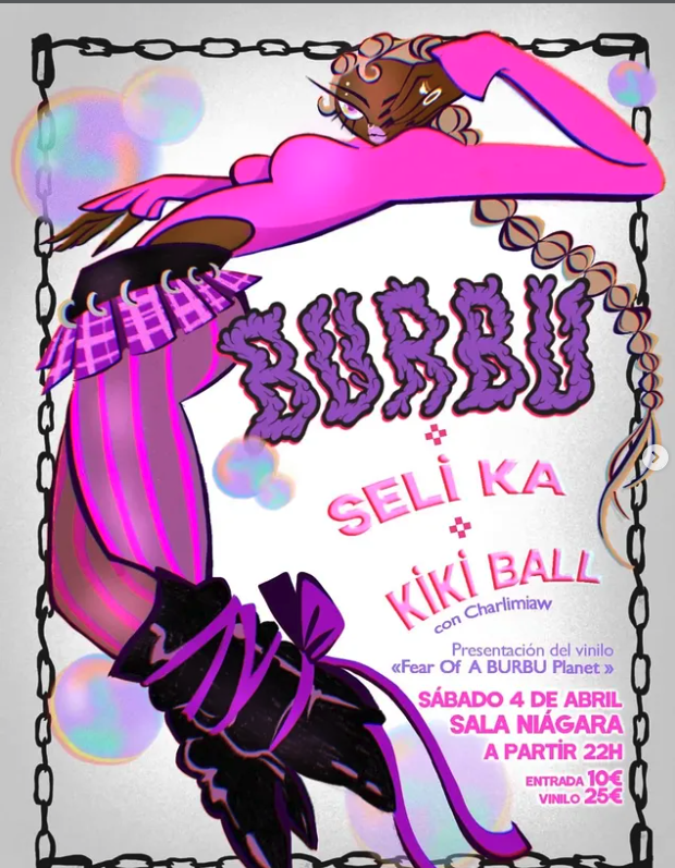 Burbu presenta el vinilo Fear of a Burbu Planet en Sala Niágara