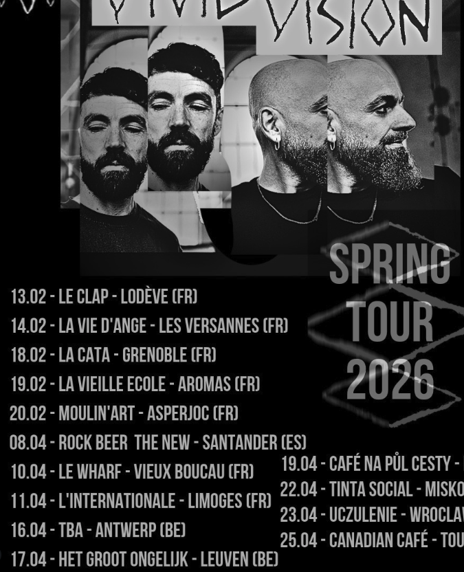 Concierto del dúo de post-punk Vivid Vision en Sala Rock Beer the New