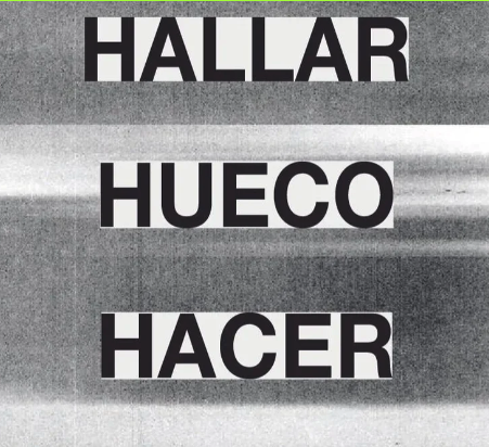 «Hallar hueco, hacer huella» en La Fábrica de Creación