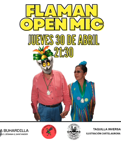 Flaman Open Mic Club de Comedia en La Buhardilla