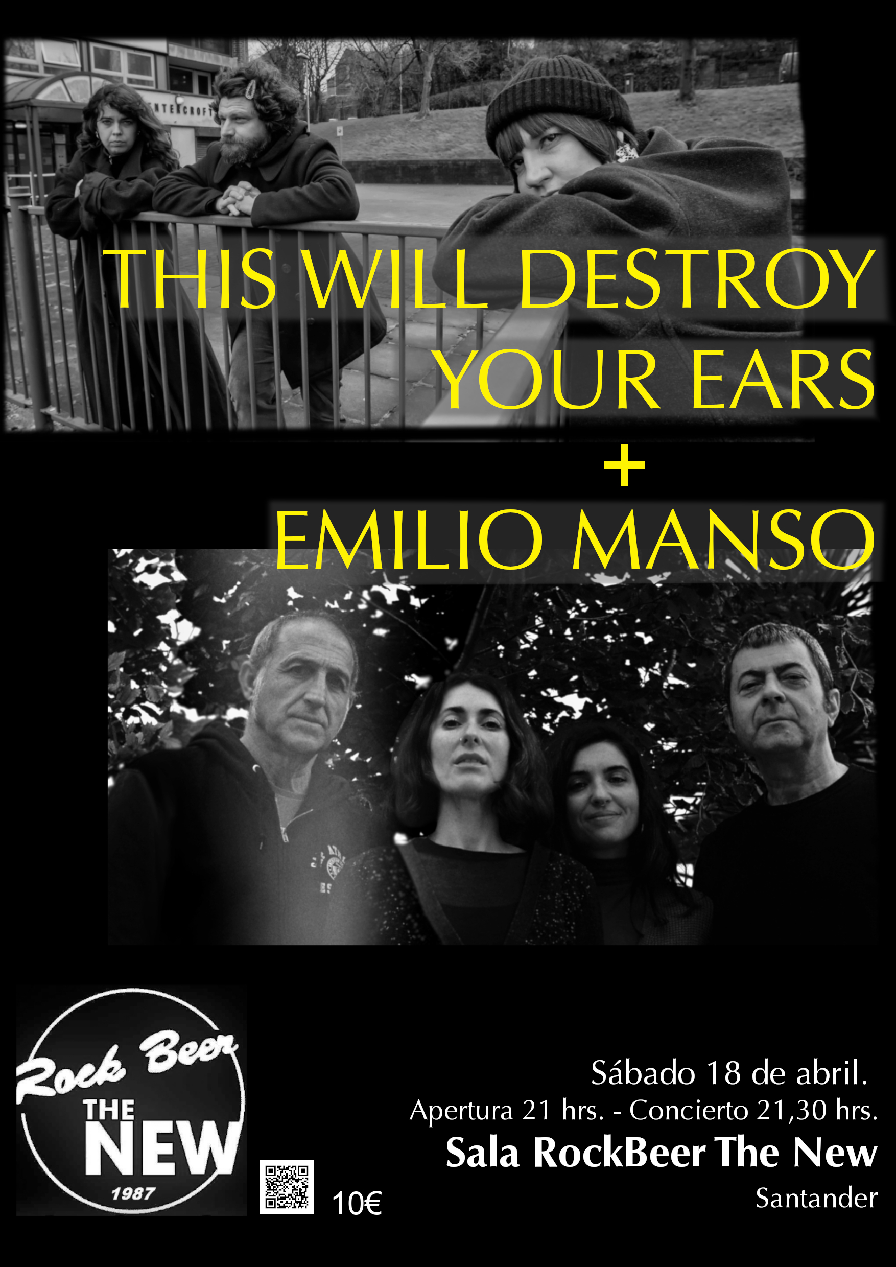 Concierto «Emilio Manso + This will destroy your ears»