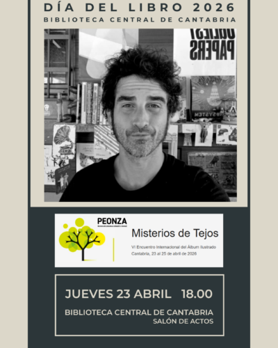 Encuentro con Ximo Abadía en Biblioteca Central de Cantabria