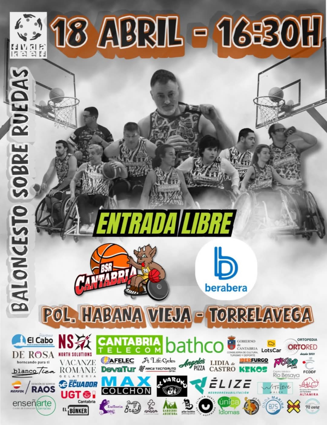 Partido Liga Norte BSR Cantabria Vs Berabera