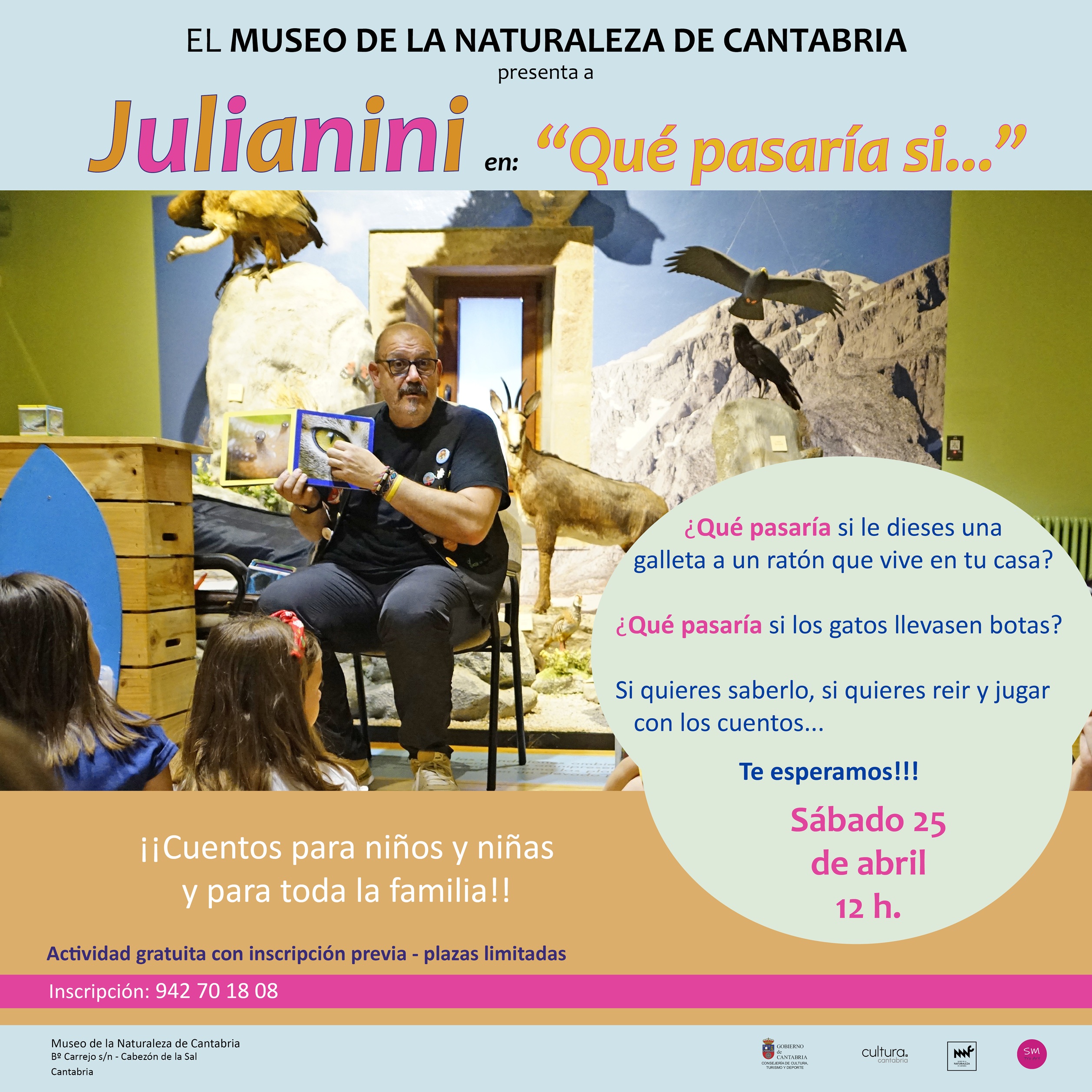 Cuentacuentos con JULIANINI 25 Abril