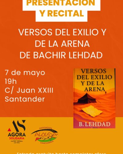 Presentación del libro y recital: Versos del exilio y la arena