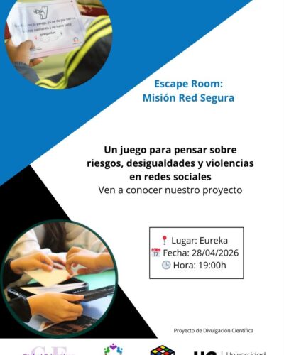 Taller: Escape Room Misión Red Segura en Centro Cultural Europeo Eureka