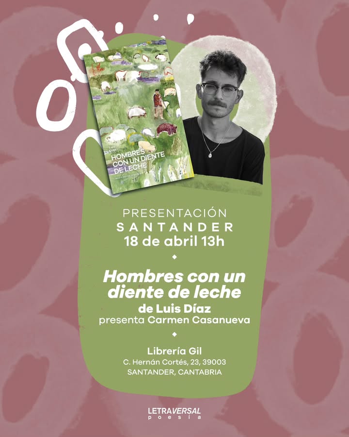 Presentación de Hombres con un diente de leche en Librería Gil