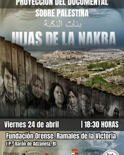 Hijas de la Nakba en Fundación Orense, Ramales de la Victoria