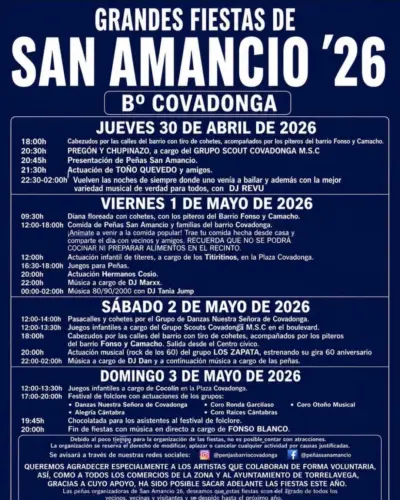 Fiestas de San Amancio en Barrio de Covadonga, Torrelavega