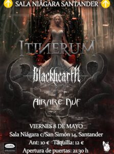 Itinerum, Blackhearth y Airare Nuf en Sala Niágara