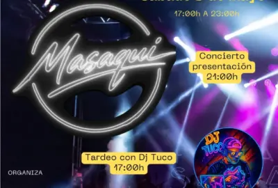 Masaqui en directo en Sala Palooza — Presentación oficial