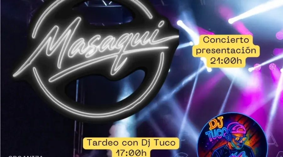 Masaqui en directo en Sala Palooza — Presentación oficial