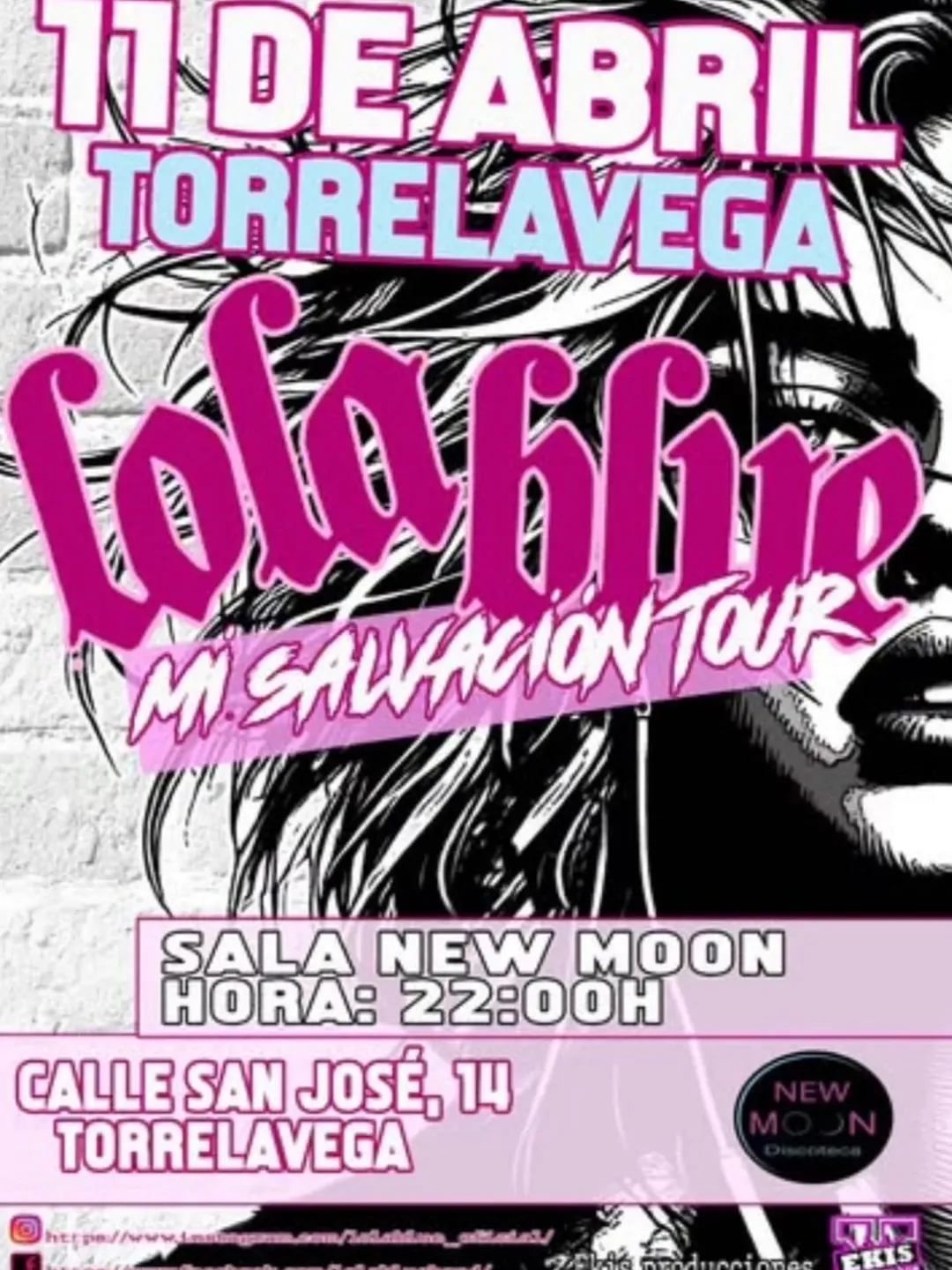 Concierto de Lola Blue en Sala New Moon, Torrelavega